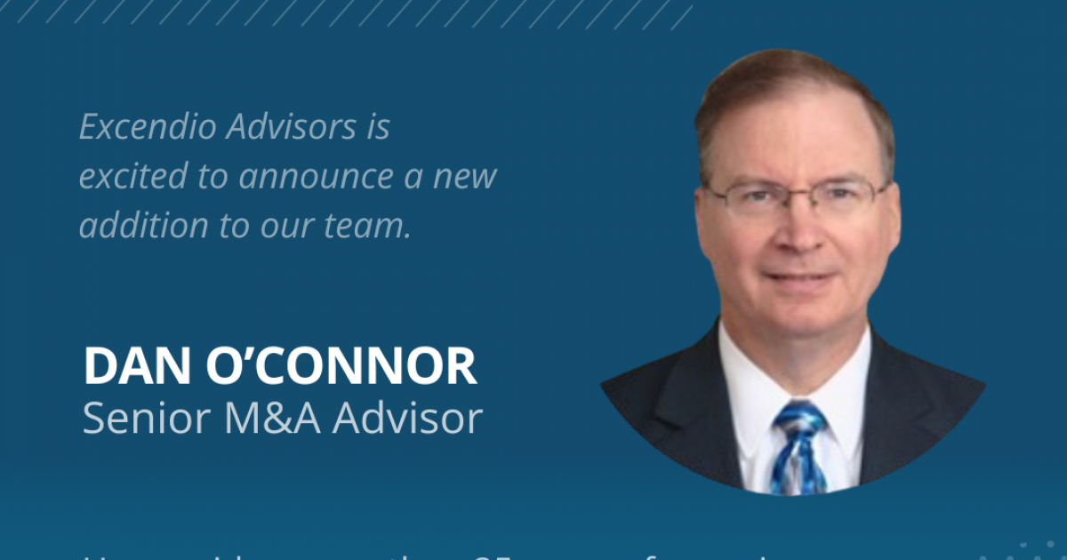 Dan O'Connor LinkedIn Post - Excendio Advisors