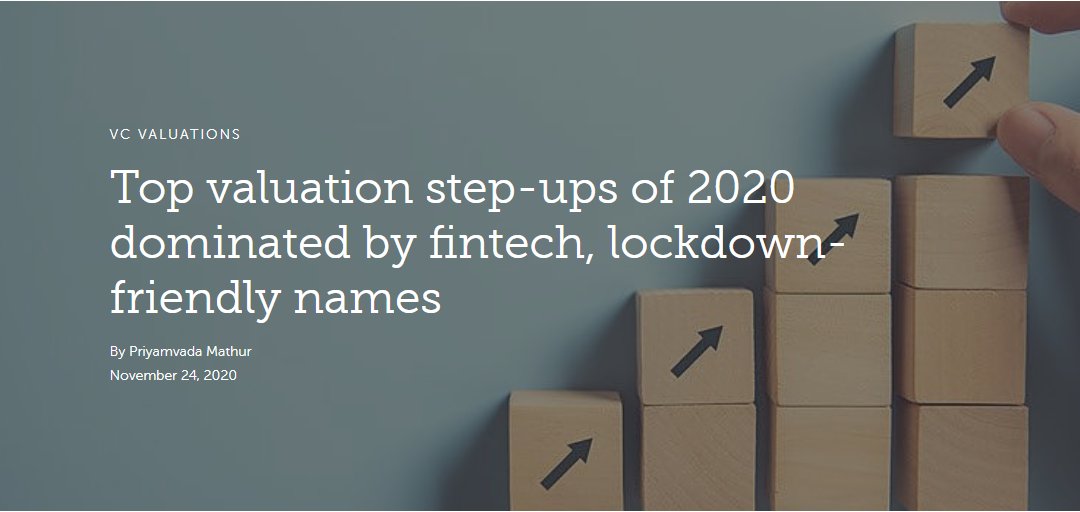 Top valuation step-ups of 2020 dominated by fintech, lockdown friendly names